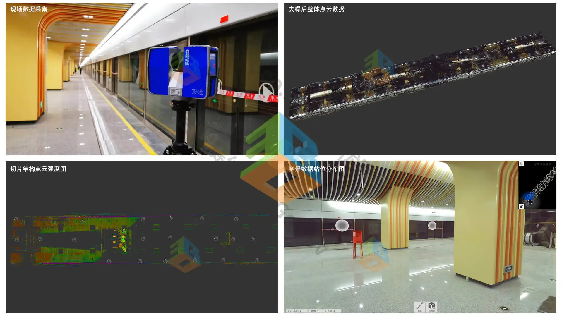 三維激光掃描技術在地鐵站中的應用